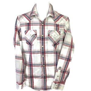 American Eagle Women's Long Sleeve Button Up with Pearl Snap Button's Size: SP